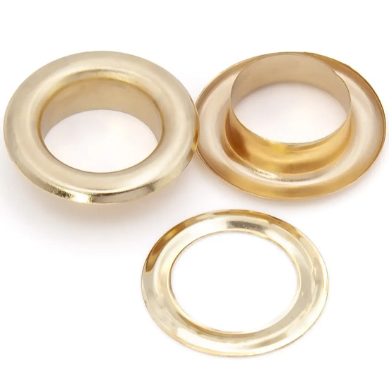 Люверсы втулка+шайба №1000 Ø 12 мм 20 шт. Золотистый