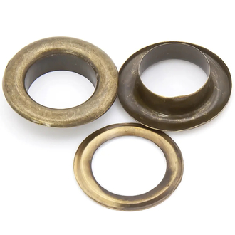 Люверси втулка+шайба №2000 Ø 20 мм 10 шт. Бронзовий