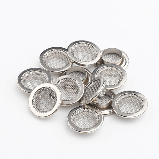 Люверсы сетка втулка+шайба №600 15х5,5 мм Ø 8 мм 10 шт. Платина