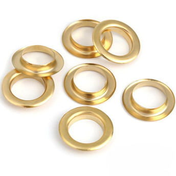 Люверсы втулка+шайба №1000 Ø 12 мм 20 шт. Золотистый