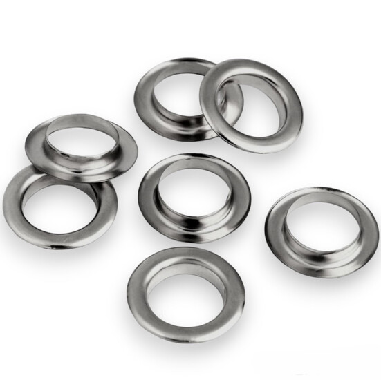 Люверсы втулка+шайба №1200 Ø 14 мм 20 шт. Черный Никель