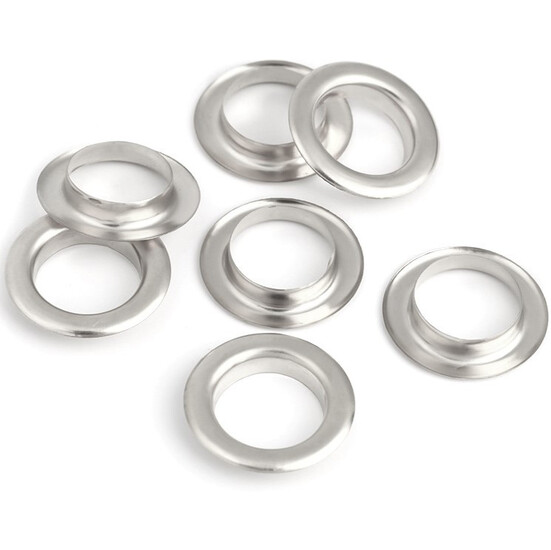 Люверсы втулка+шайба №1000 Ø 12 мм 20 шт. Платина