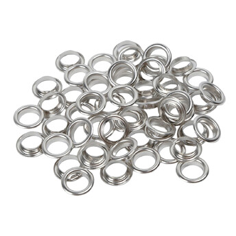 Люверсы втулка+шайба №150 Ø 4 мм 100 шт. Платина