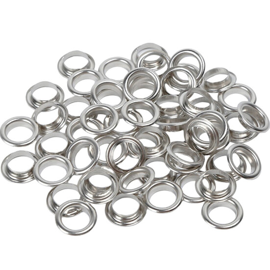 Люверсы втулка+шайба №300 Ø 5 мм 100 шт. Платина