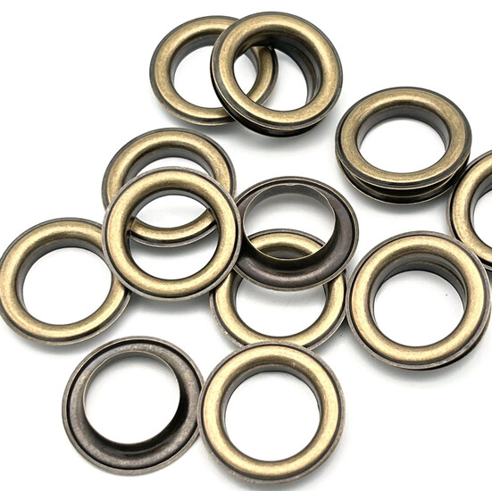 Люверсы втулка+шайба №1200 Ø 14 мм 20 шт. Бронзовый