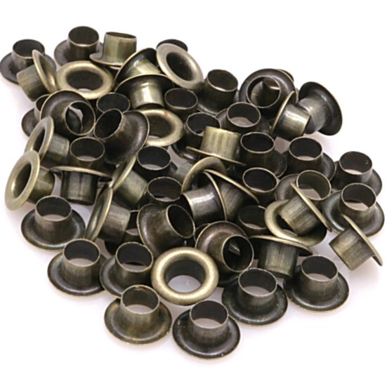 Люверсы втулка+шайба №600 Ø 8 мм 50 шт. Бронзовый