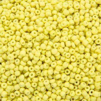 Бисер Натуральный 2 мм 50 г Цытрин яркий