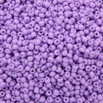 Бисер Натуральный 2 мм 50 г Сиреневый