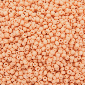 Бисер Натуральный 2 мм 50 г Персиковый