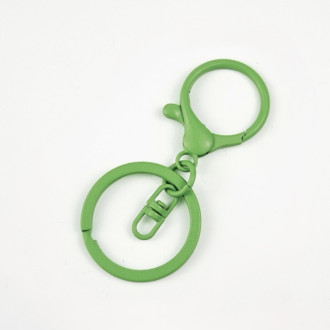 Карабин с кольцом основа для брелка карабин 34 мм кольцо 30 мм 67 мм 1 шт. Зеленый