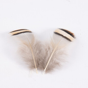 Перья горной курицы 4-7 см 5 шт. _ПДД 033