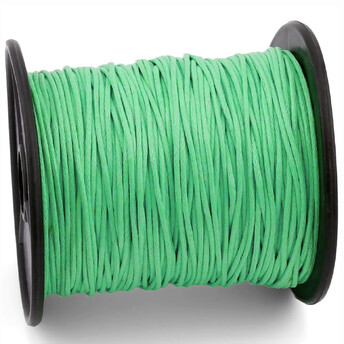 Шнур вощеный 1 мм +-90 м Зеленый