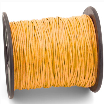 Шнур вощеный 1 мм +-90 м Золотистый