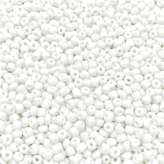 Бисер Натуральный 2 мм 50 г Белый