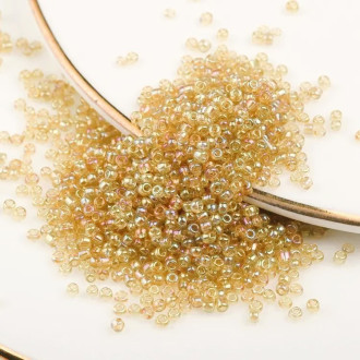 Бисер Бензиновый 2 мм 50 г Золотистый