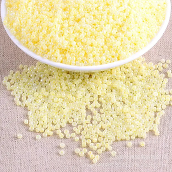 Бисер Блестящий 2 мм 50 г Желтый