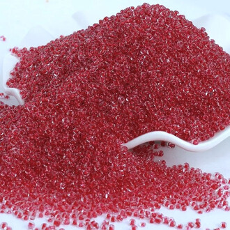 Бисер Прокрашенный 2 мм 50 г Красный
