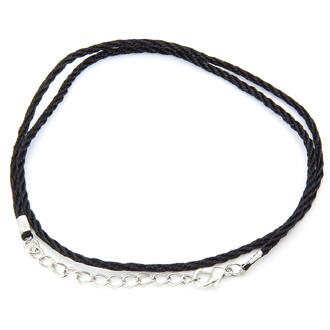 Шнурок на шею Милан 3 мм 55 см 1 шт. Черный