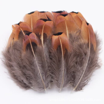 Перья куропатки 4-7 см 10 шт. _ПДД 014