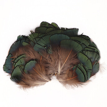 Маленькие перья золотого фазана 4-7 см 5 шт. _ПДД 034