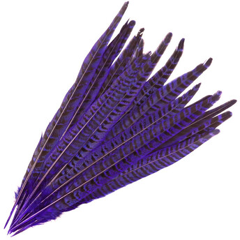 Перья горной куропатки 22-26 см 1 шт. Фиолетовый_ПДД 0213Ф