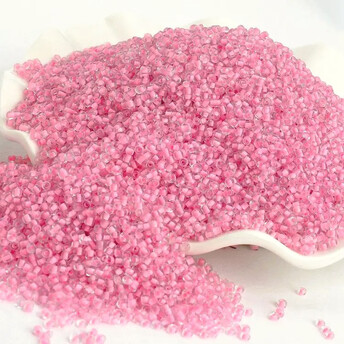 Бисер Прокрашенный 2 мм 50 г Розовый светлый