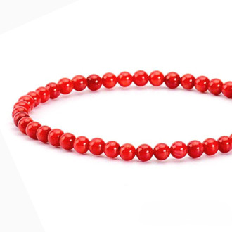 Ожерелье из камня Коралл 6 мм 45 см 1 шт.