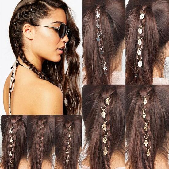 Набор украшений для волос упаковка Zip Lock 7х9 см 80 шт.