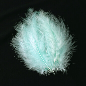 Перья марабу 10-15 см 25 шт. Бирюзовый