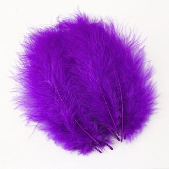 Перья марабу 10-15 см 25 шт. Фиолетовый