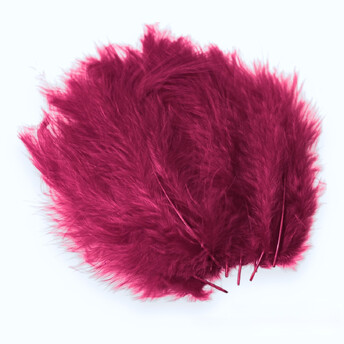 Перья марабу 10-15 см 25 шт. Марсала