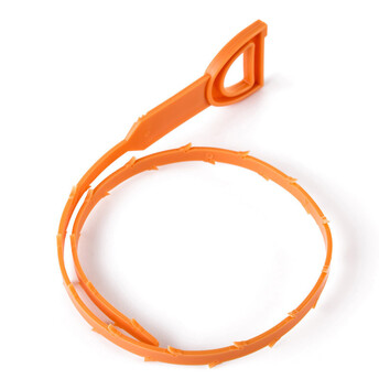 Инструмент для чистки канализации 65 см 56х1,2 см 1 шт. Оранжевый