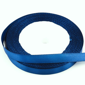 Лента атласная 0,7 см +-23 м 1 шт. Синий темный
