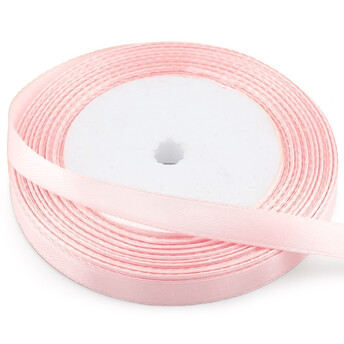 Лента атласная 0,7 см +-23 м 1 шт. Розовый опал