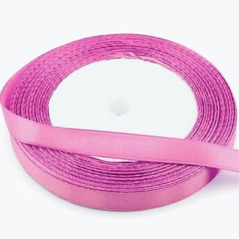 Лента атласная 0,7 см +-23 м 1 шт. Фуксия