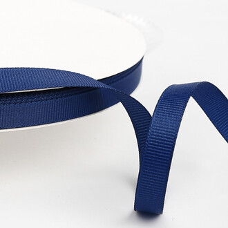 Лента репсовая 0,6 см +-91 м 1 шт. Синий темный