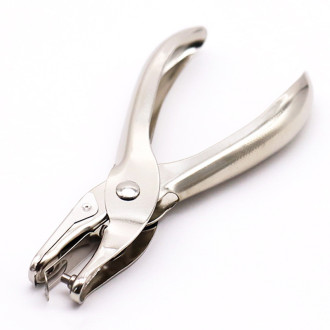 Дырокол для бумаги металлический 6 мм 13х5,7 см 1 шт.