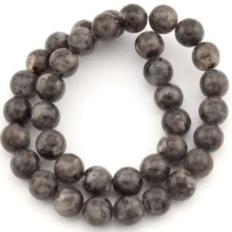 Лабрадор бусины из камня 8 мм +-37 см 1 шт.