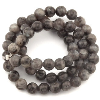 Лабрадор бусины из камня 6 мм +-37 см 1 шт.