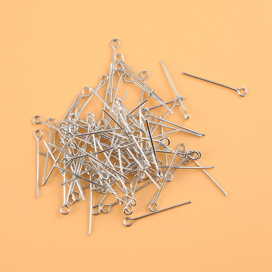 Булавки Пины 45 мм +-200 шт. 32 г Серебристый