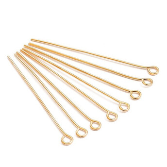 Булавки Пины 40 мм +-200 шт. 31 г Золотистый