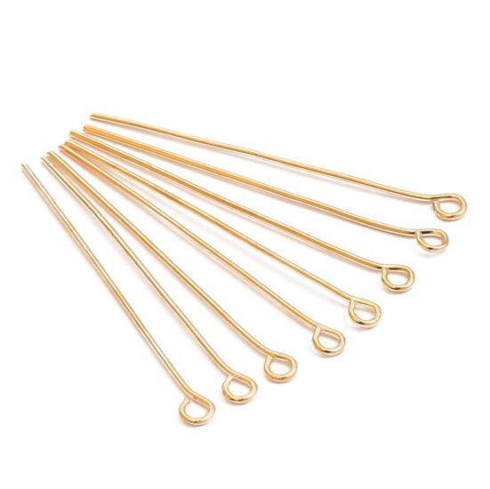 Булавки Пины 45 мм +-200 шт. 32 г Золотистый