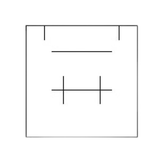 Ювелирная упаковка коробка для колье сережек кольца 9х9х3,5 см 1 шт. Бордовий