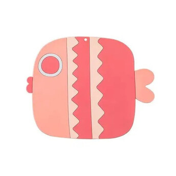 Костер подставка под горячее Fish 11,5х9 см 1 шт. Розовый