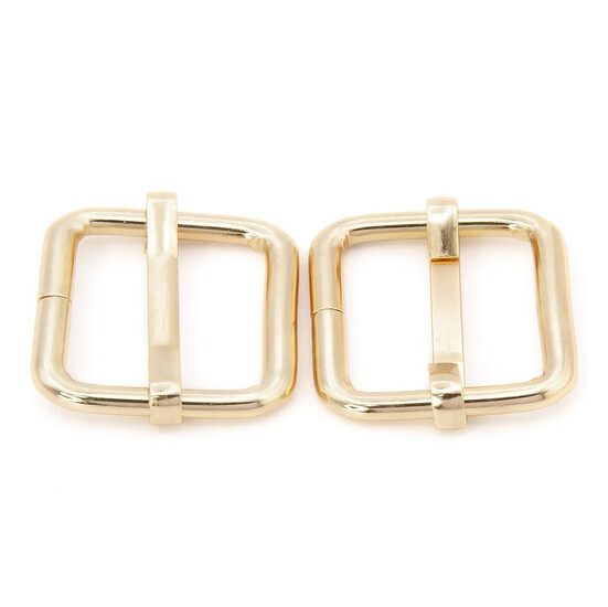 Перетяжка рамка с штангой Ø 20х14х3,5 мм 10 шт. Золотистый