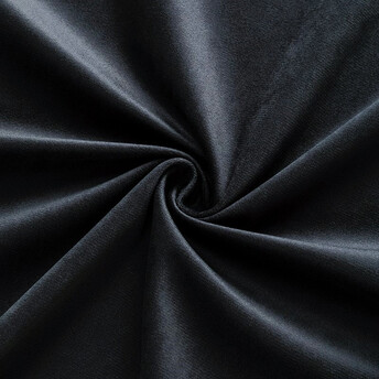 Ткань велюр LuxFabric полиэстер 330 г/м² 1,50 м 1 м Черный