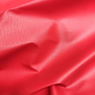 Ткань экокожа легкая LuxFabric 165 г/м² 1,40 м 1 м Красный