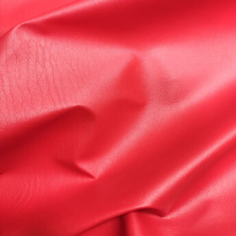 Ткань экокожа легкая LuxFabric 165 г/м² 1,40 м 1 м Красный