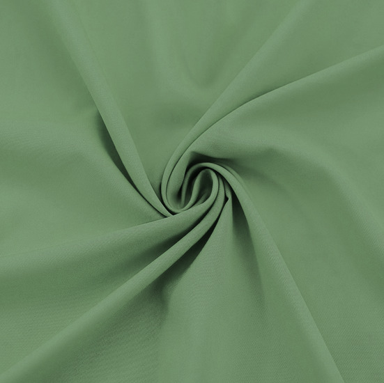 Ткань шифон LuxFabric 110 г/м² 1,50 м 1 м Оливковый