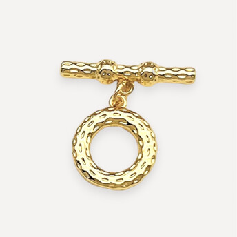 Замок тогл Florence медный 18К позолота 24,5 мм/15,5 мм 1 шт. Золото